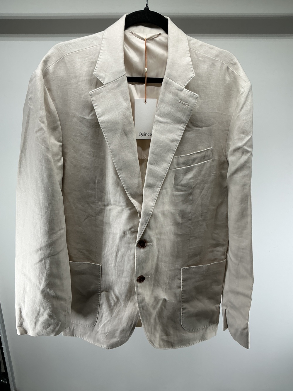 100% European Linen Tailored Blazer